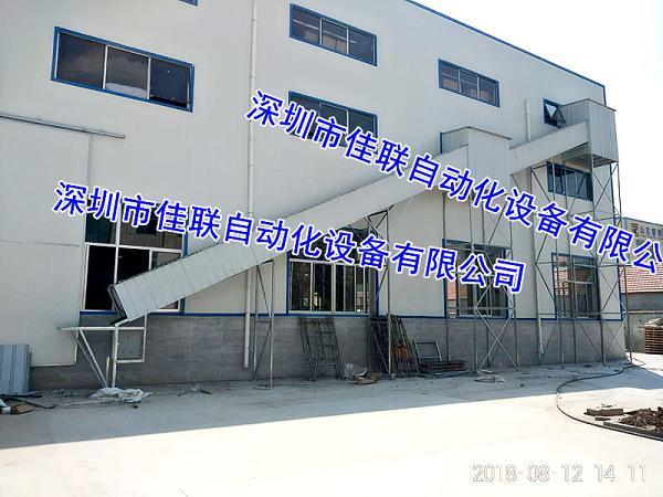 供應(yīng)工廠倉庫往集裝箱貨柜內(nèi)裝車輸送帶