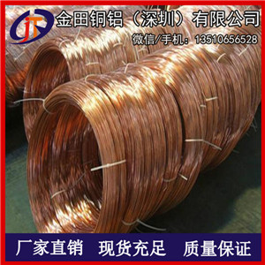 供應(yīng)T2紫銅扁線1.0-8mm 鍍鈦銅線
