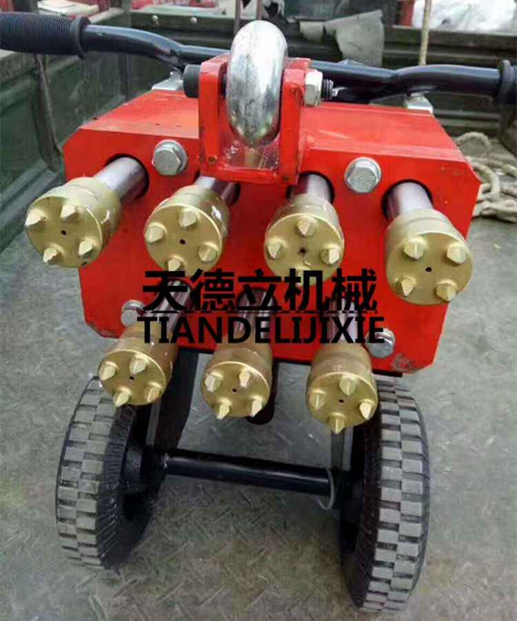 供應7頭手推式鑿毛機 混凝土高標號鑿毛