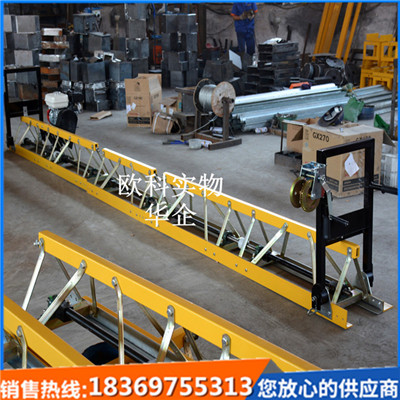 供應(yīng)電動水泥地修路振動梁汽油整平機