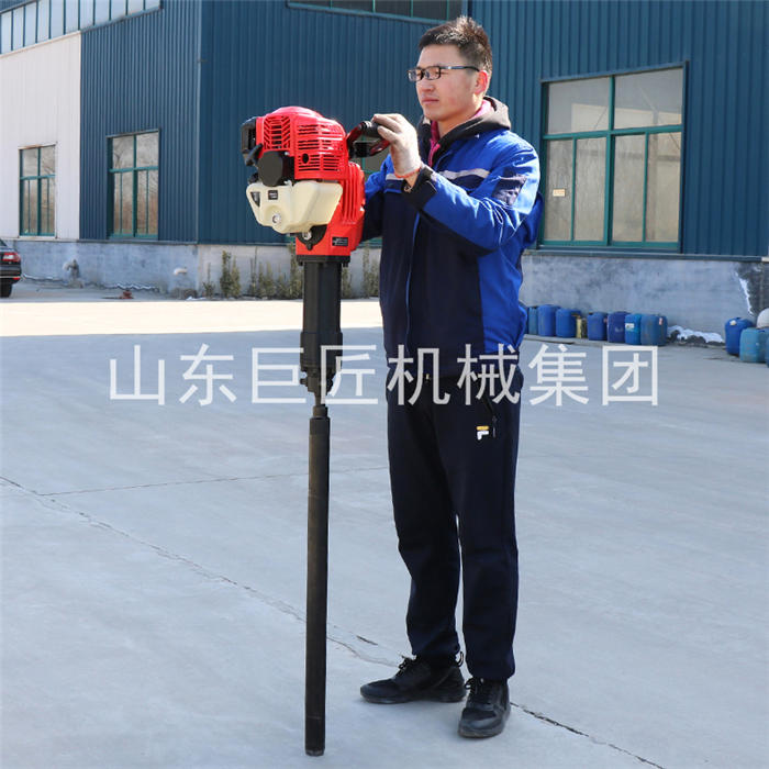 供應(yīng)國(guó)產(chǎn)輕便型10米土壤取樣鉆機(jī)單人手持