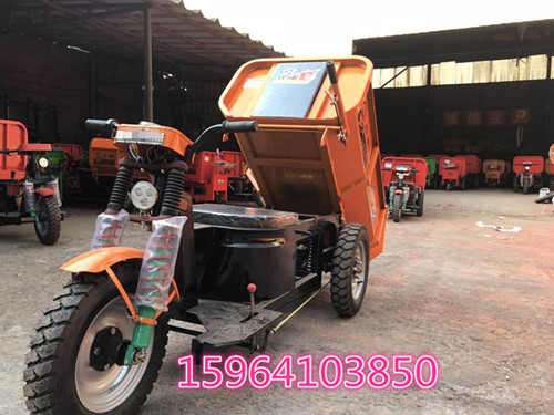 供應(yīng)電動(dòng)工地水泥拉灰車 翻斗自卸電動(dòng)小推