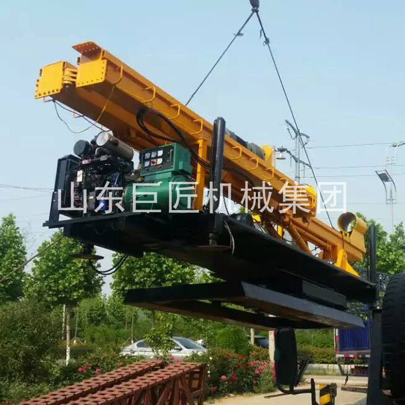 供應(yīng)華夏巨匠小型步履式打樁機 工程用步履