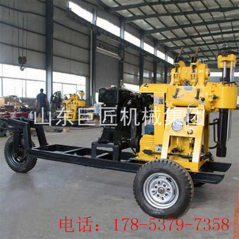 供應(yīng)暢銷拖車式水井鉆機全液壓巨匠XYX1