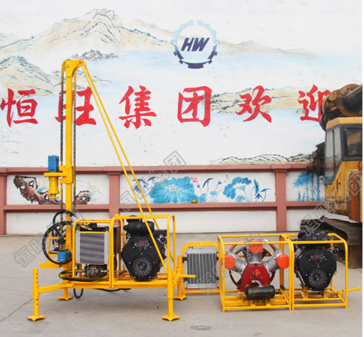 供應(yīng)人臺式潛孔地質(zhì)山地便攜可拆分打井機械