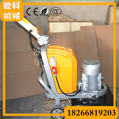 固化劑地坪施工拋光機 可外接吸塵器的打磨