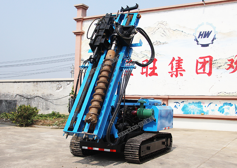 供應(yīng)雙動(dòng)力頭裝載式護(hù)欄打樁機(jī) 生產(chǎn)廠家
